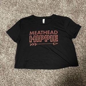 meathead hippie crop top